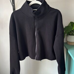 Forever 21 Black Zip-Up Jacket